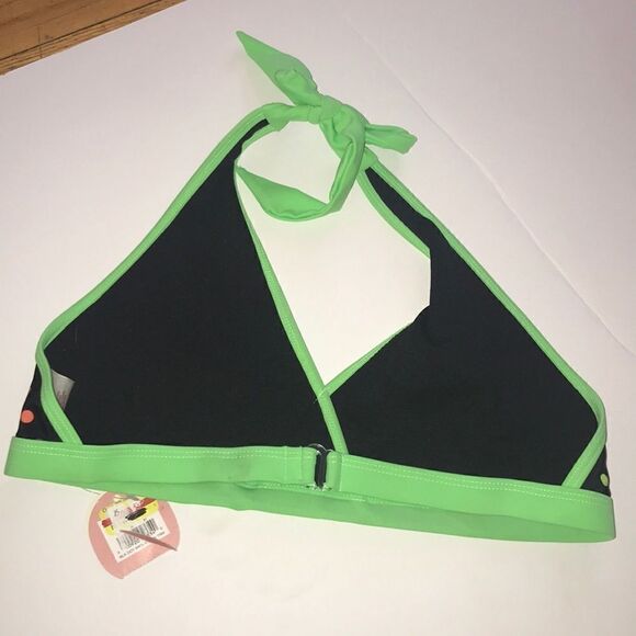(5/$25) So Polka Dot multi colored bikini top - Picture 2 of 3